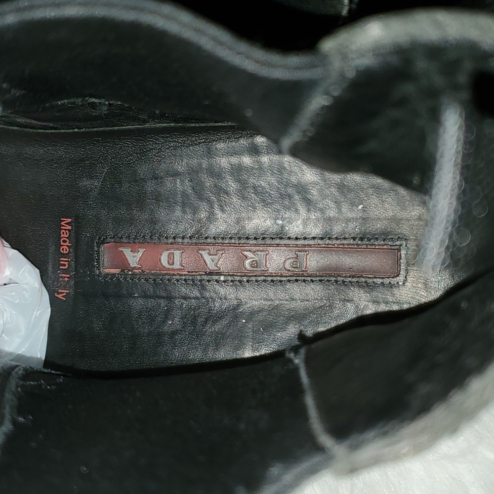 Prada  patent leather slipon ankle shoes size 9 - Picture 6 of 17